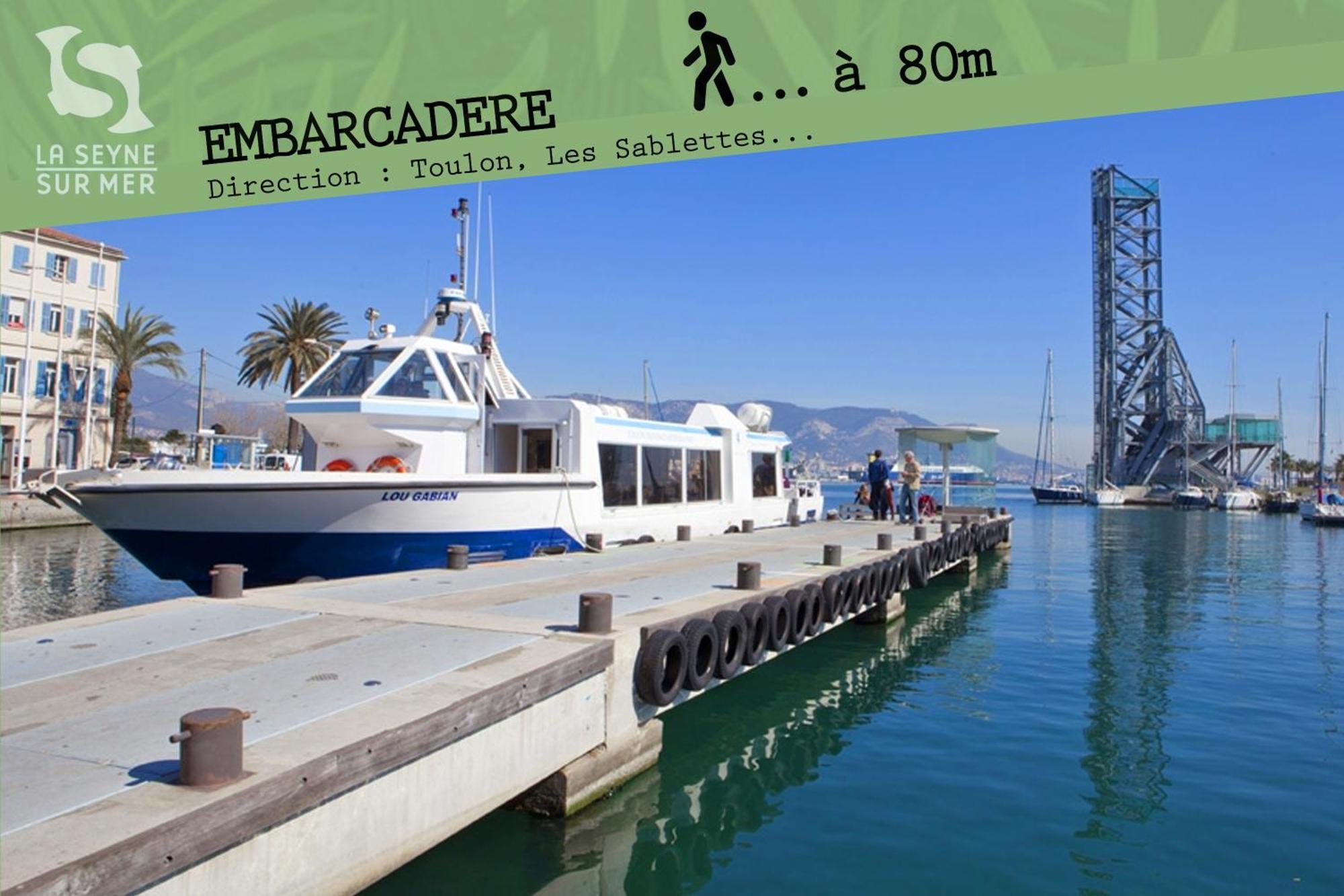 Apartment La Cahute H24,cosy,port,plage,wifi,netflix La Seyne-sur-Mer